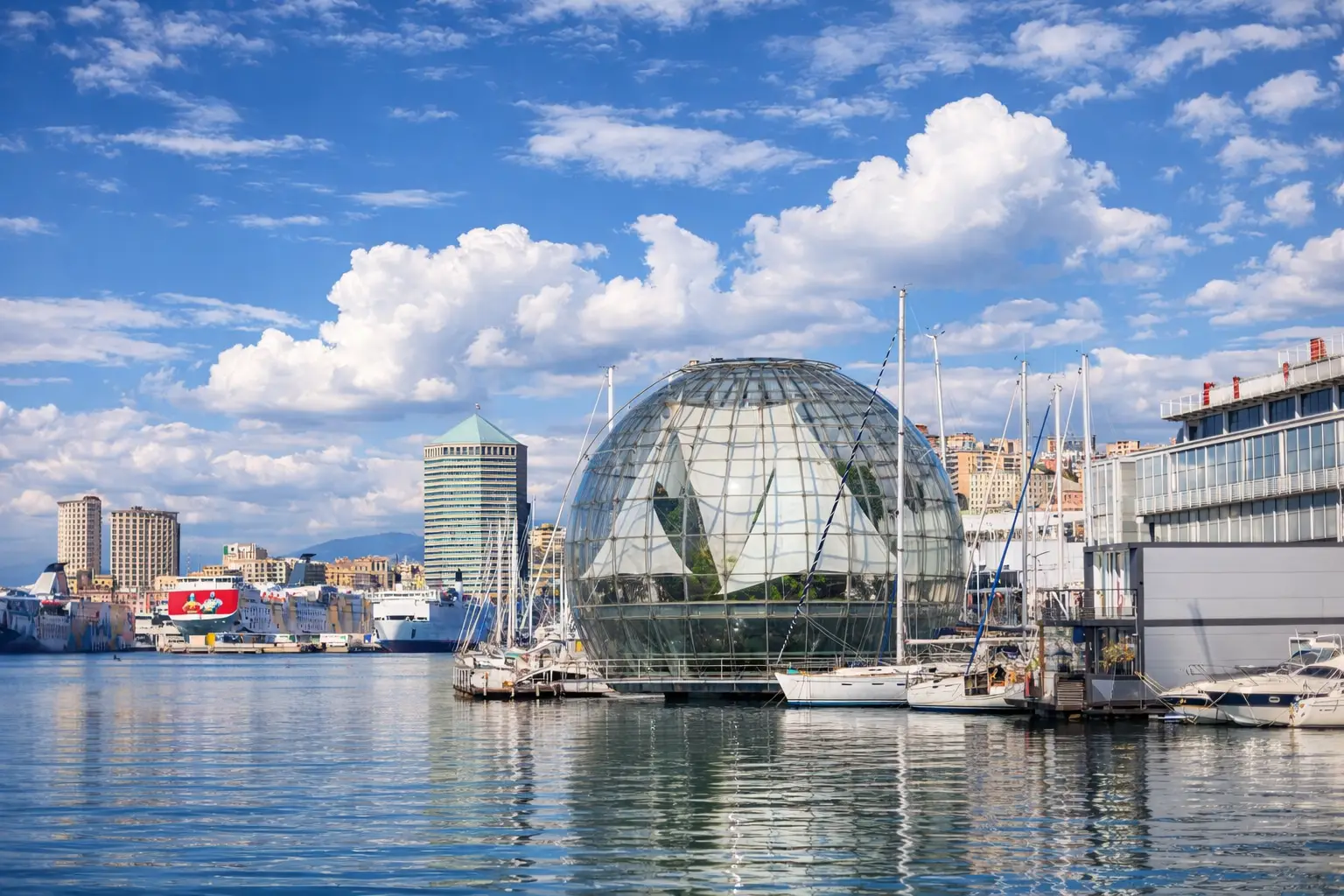 Akwarium Genueńskie i Porto Antico w Genui